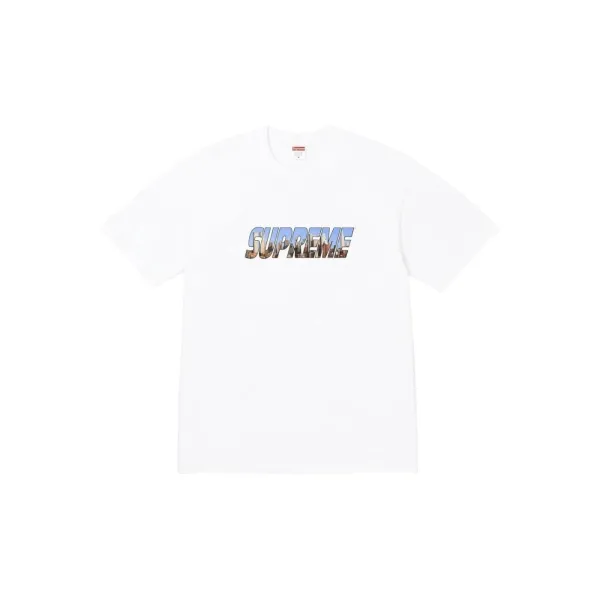 Supreme Cityscape Logo T-Shirt White - 1