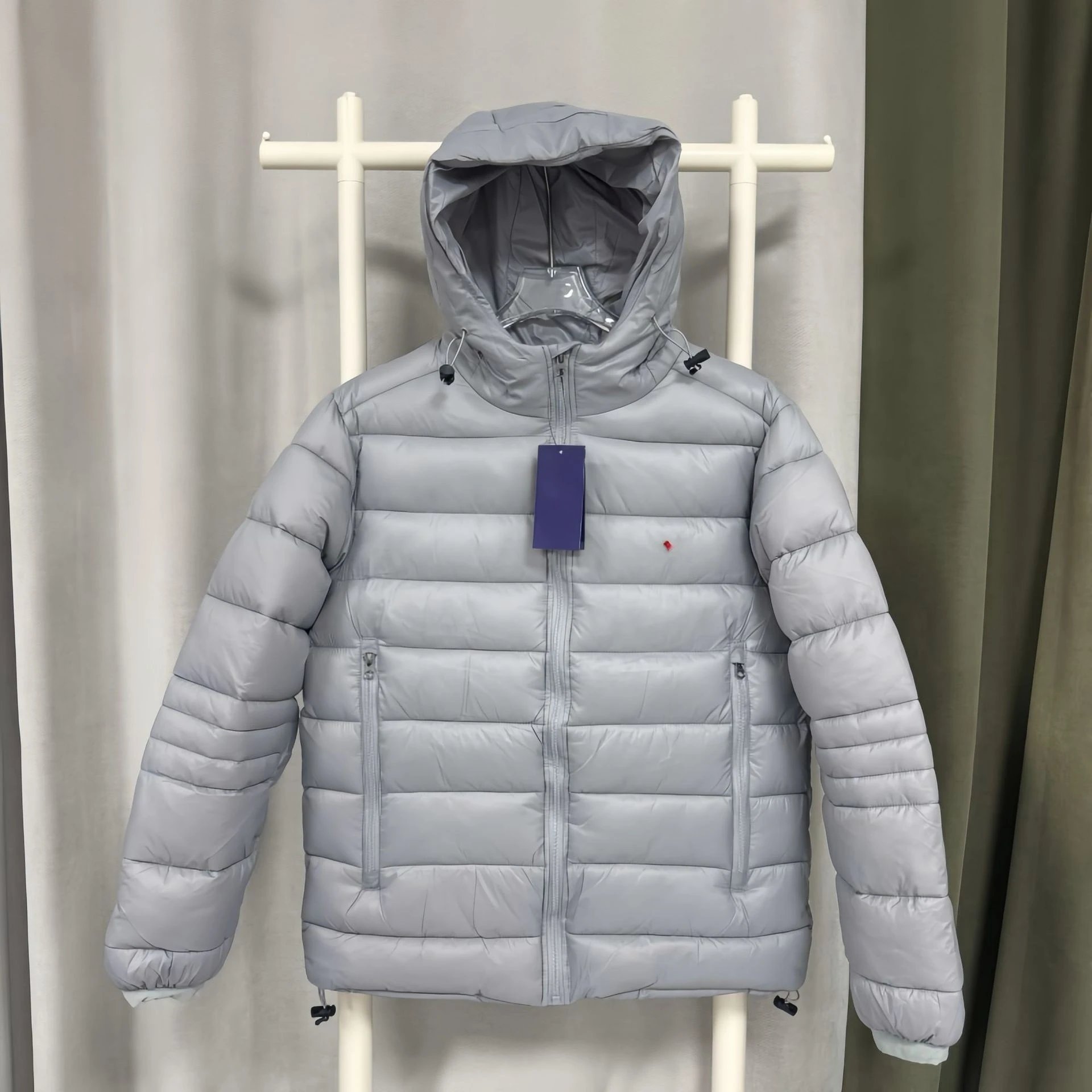 Polo Ralph Lauren Down Jacket Black Hooded Puffer - 8