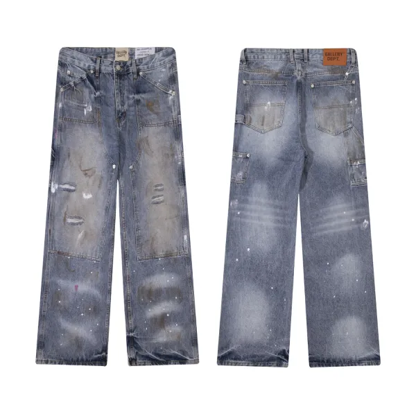 Gallery Dept. Cross Patchwork Flare Jeans - 3