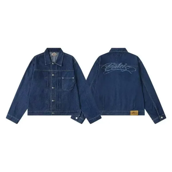 Palace Skateboards Denim Jacket Navy Blue Denim-Jacket - 1