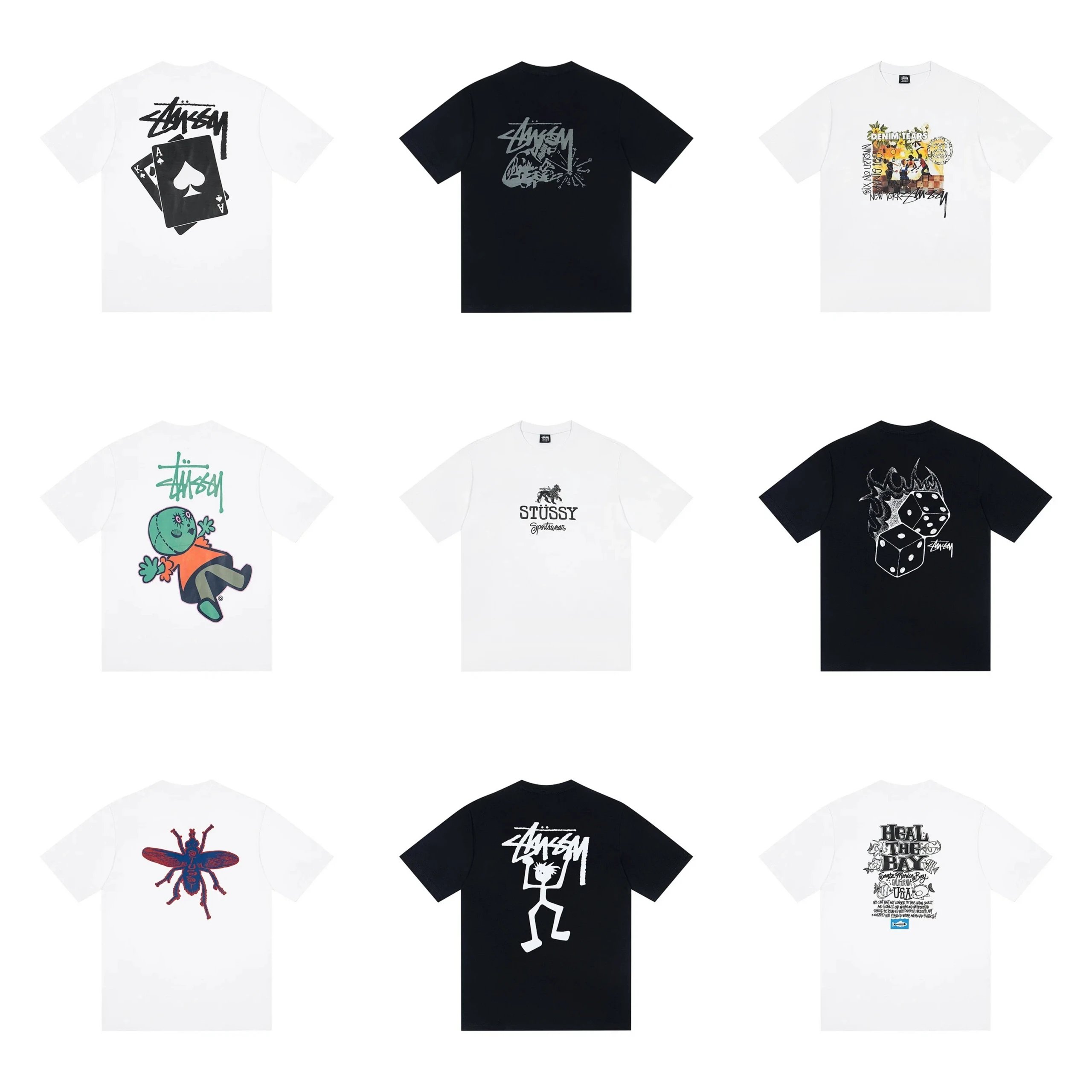 High-Quality Black 8-Ball Short Sleeve T-Shirt Unisex