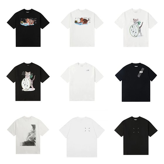 Digital Pattern Printed Short-Sleeve T-Shirt 6