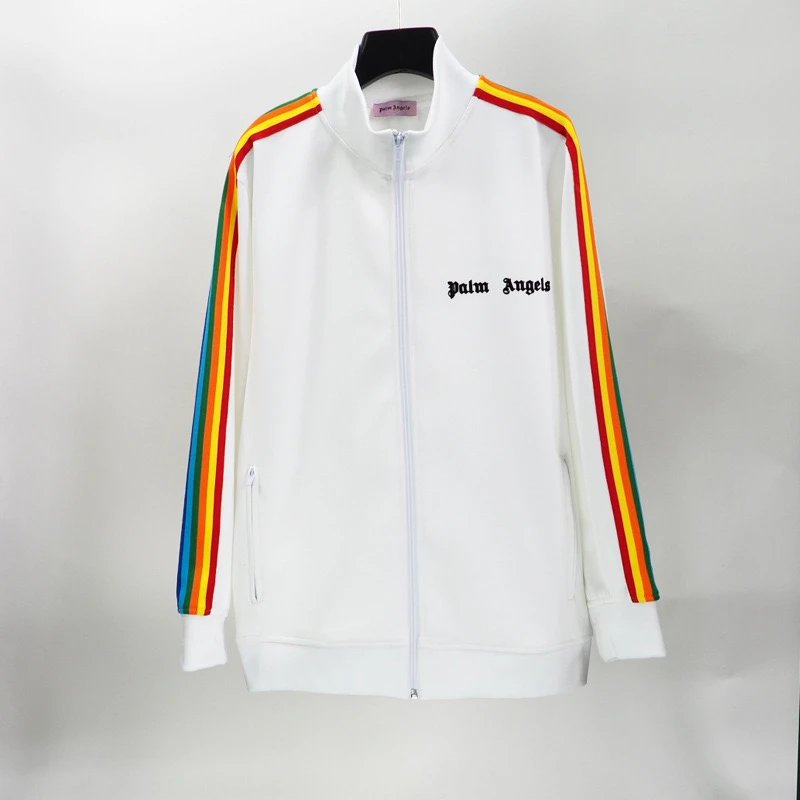 Rainbow woven white top * High version