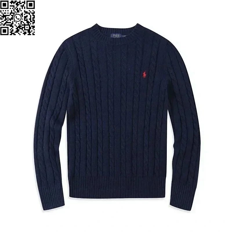 Ralph Lauren Cable Knit Sweater Navy