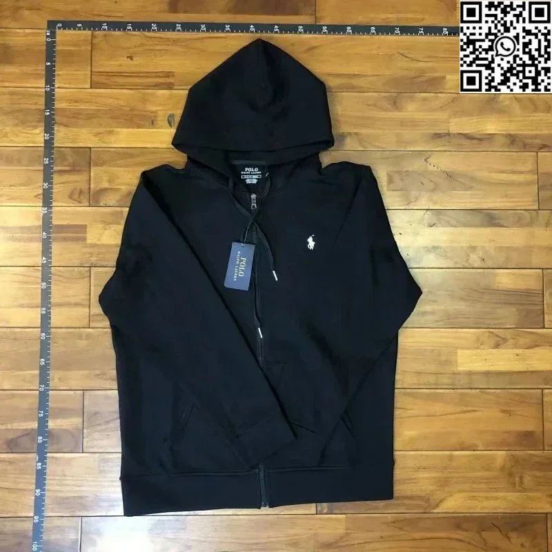 Polo Ralph Lauren Classic Fit Full-Zip Hoodie Black