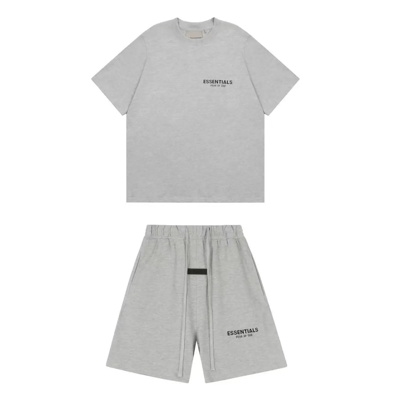 Heather Gray Short Sleeve Set