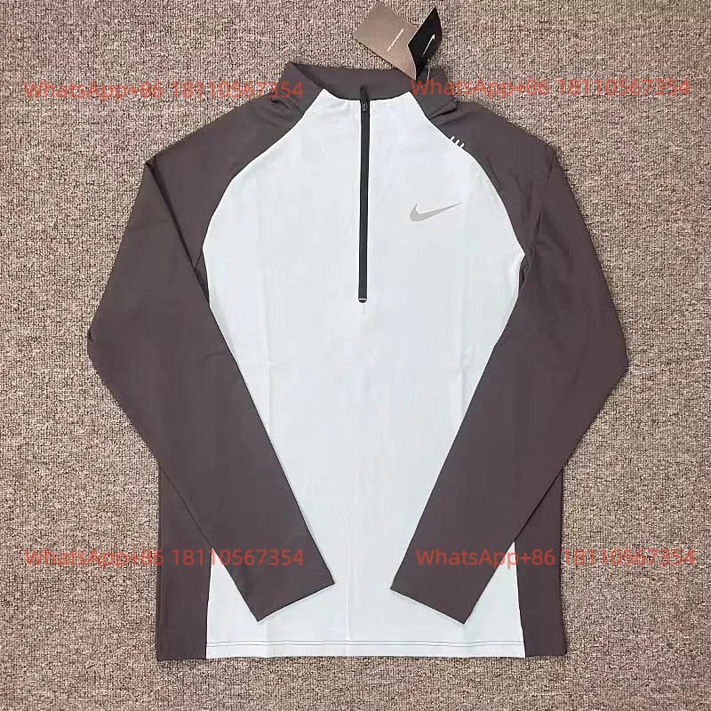 White-Brown Long Sleeve