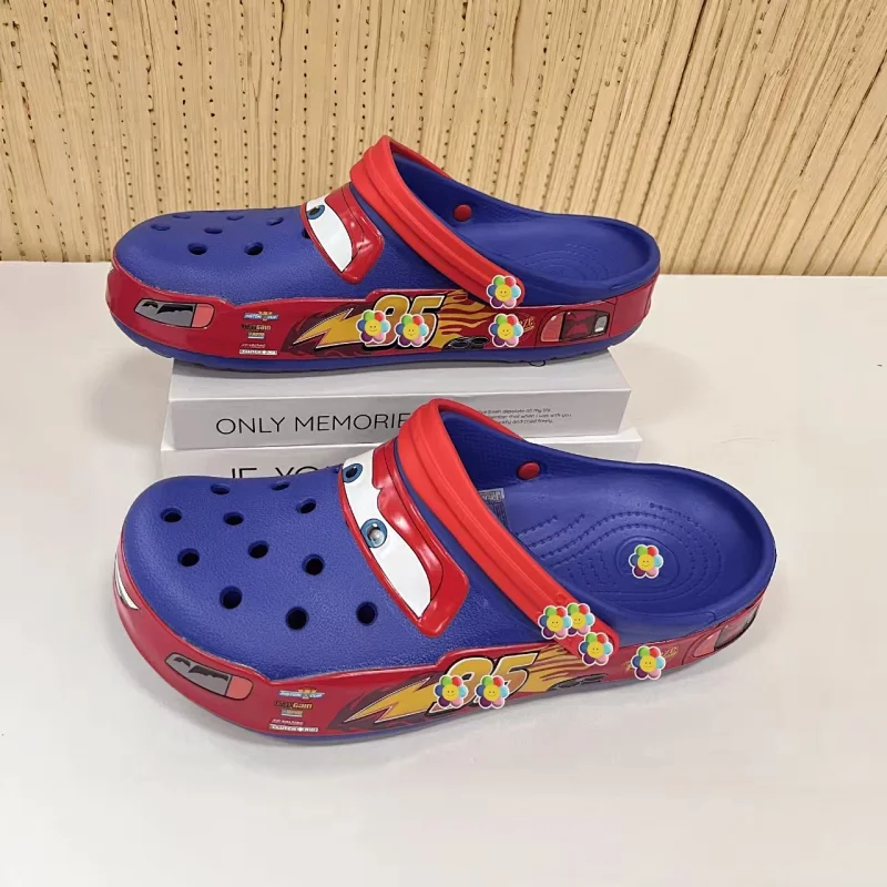 Cars x Crocs-2 (red and blue color scheme)