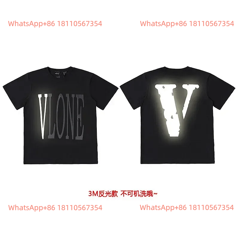 VLONE - Black White Label (Reflective)