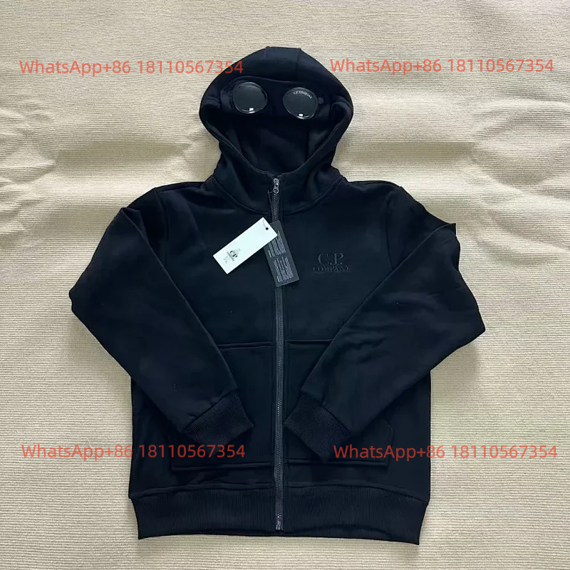 CP-Zip-Up Hoodie (Black)