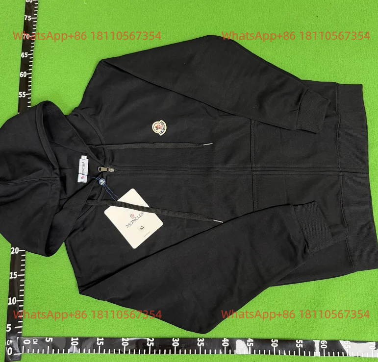 Moncler-Zip-Up Hoodie 2 (Black)
