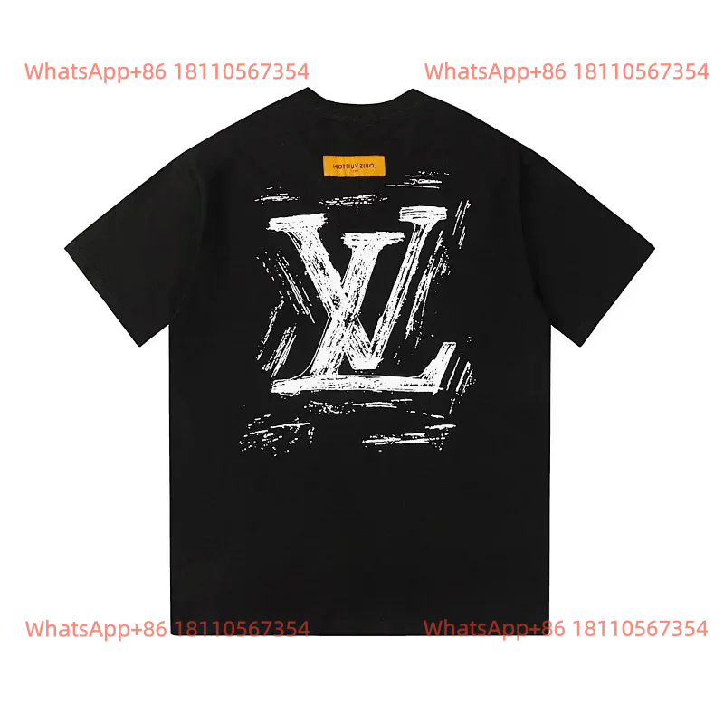 LV Black Large White Label