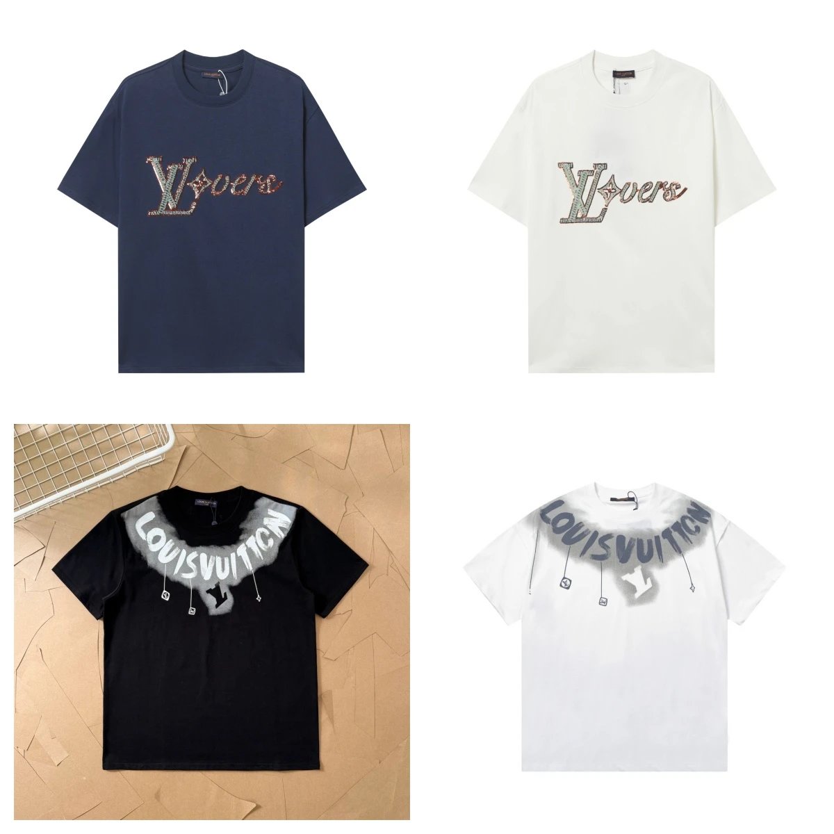 Louis Vuitton T-Shirts Graphic Short-Sleeve image 1