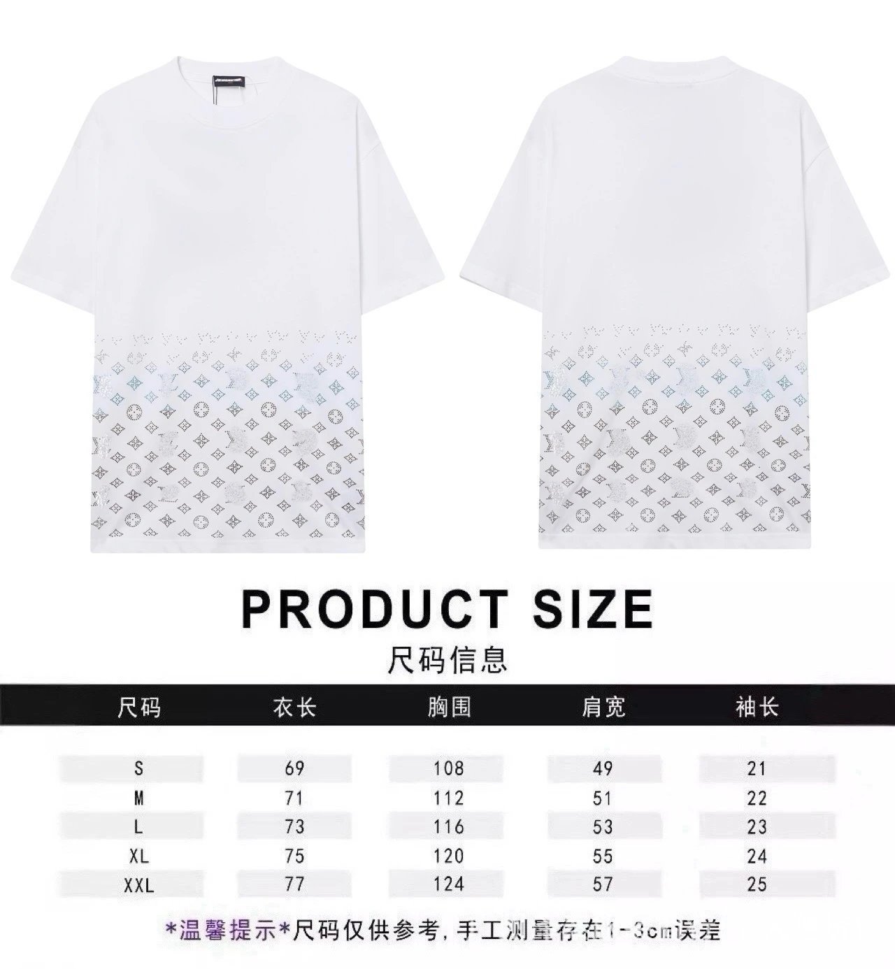 Louis Vuitton T-Shirts Graphic Short-Sleeve — 27
