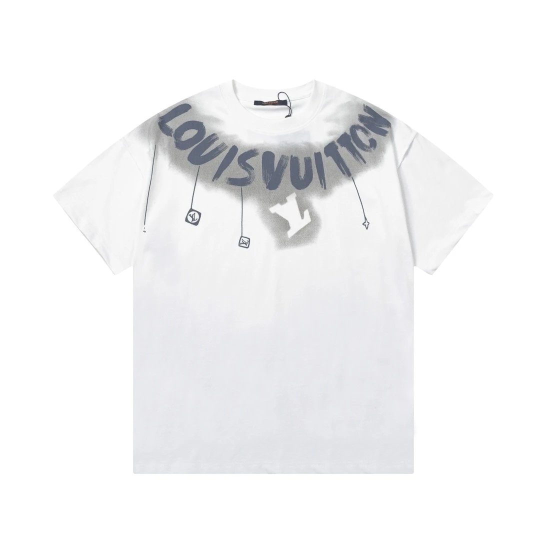 Louis Vuitton T-Shirts Graphic Short-Sleeve image 3