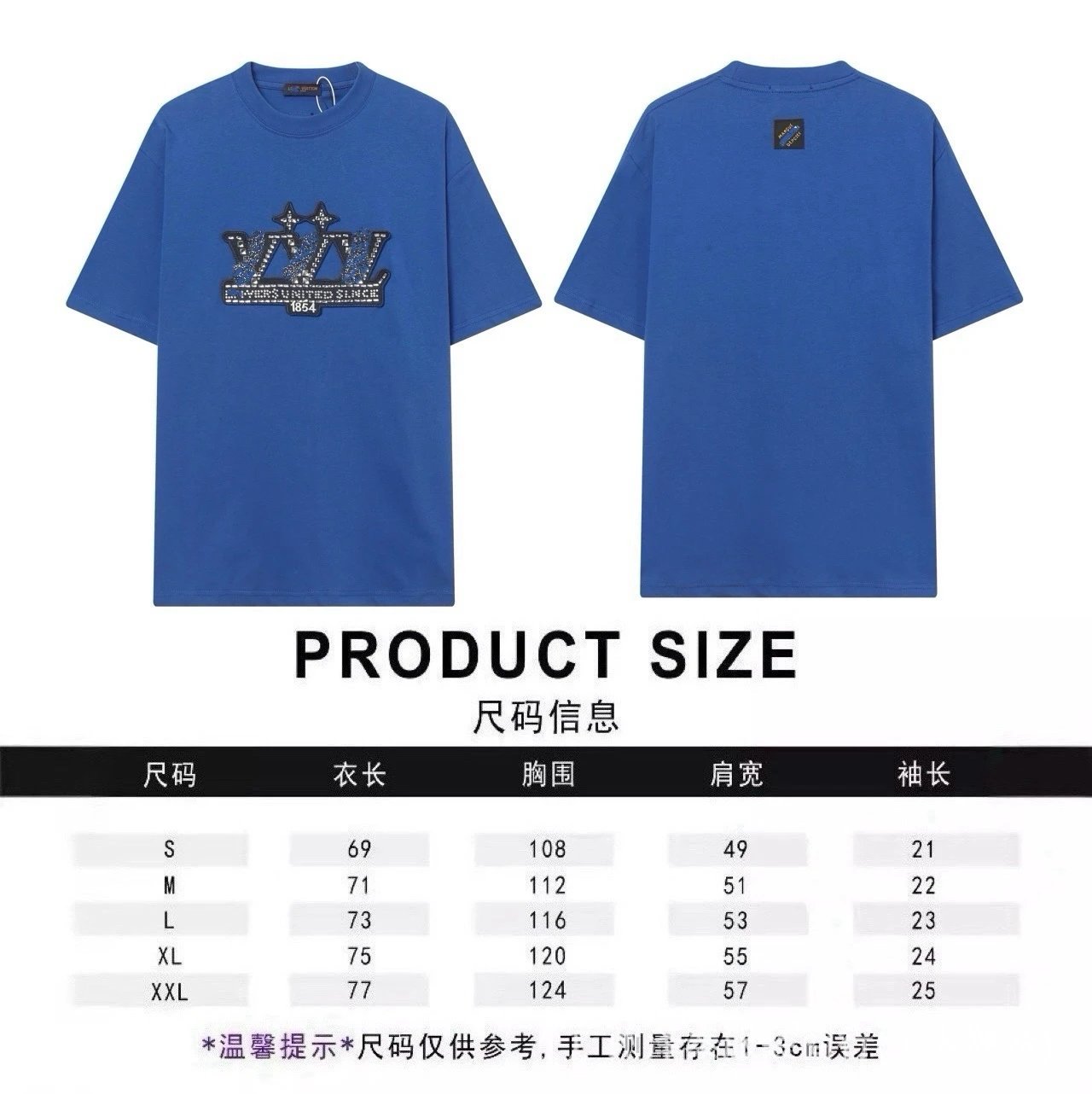 Louis Vuitton T-Shirts Graphic Short-Sleeve — 30