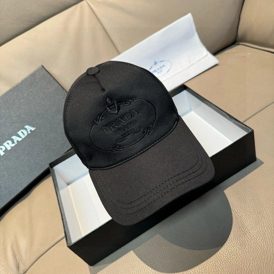 Prada Hats Logo Baseball Cap — 10