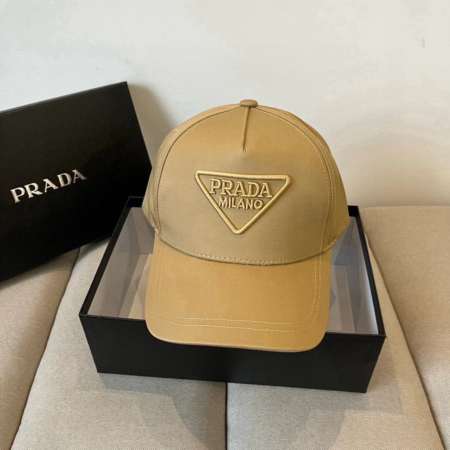 Prada Hats Logo Baseball Cap — 8
