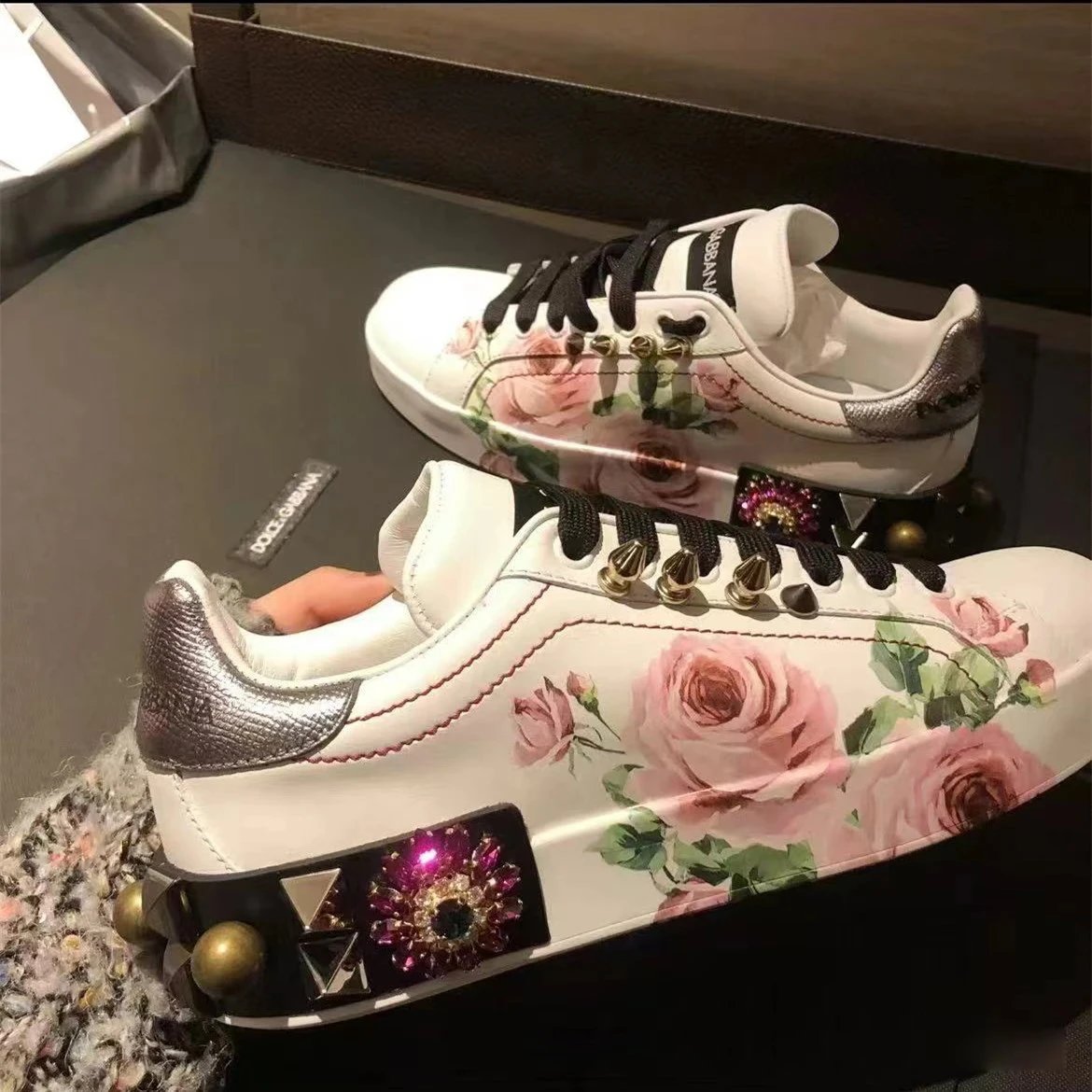 Dolce & Gabbana Sneakers Low-Top Lace-Up — 15