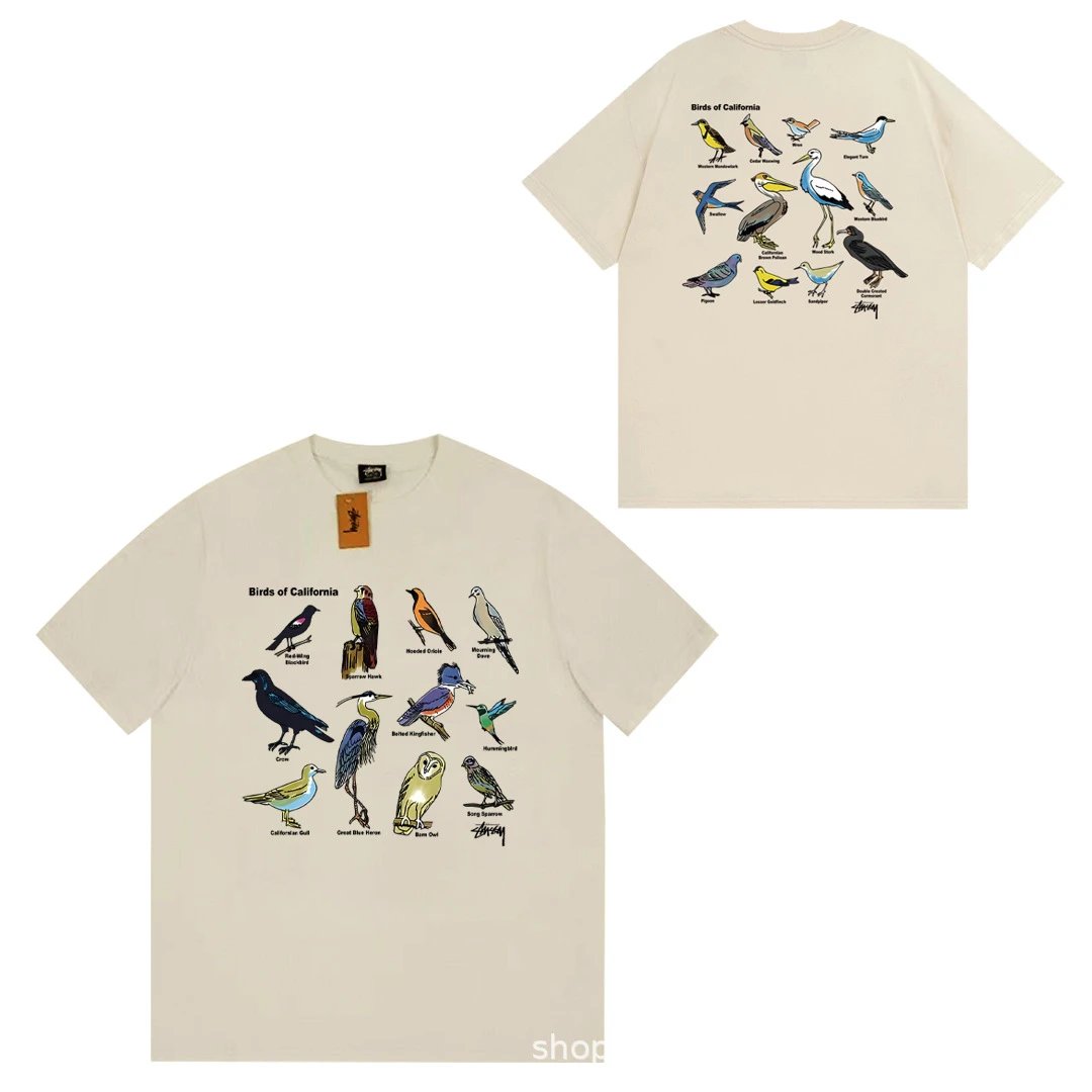 Stüssy T-Shirts Short-Sleeve Logo Graphic T-Shirt — 074 Apricot