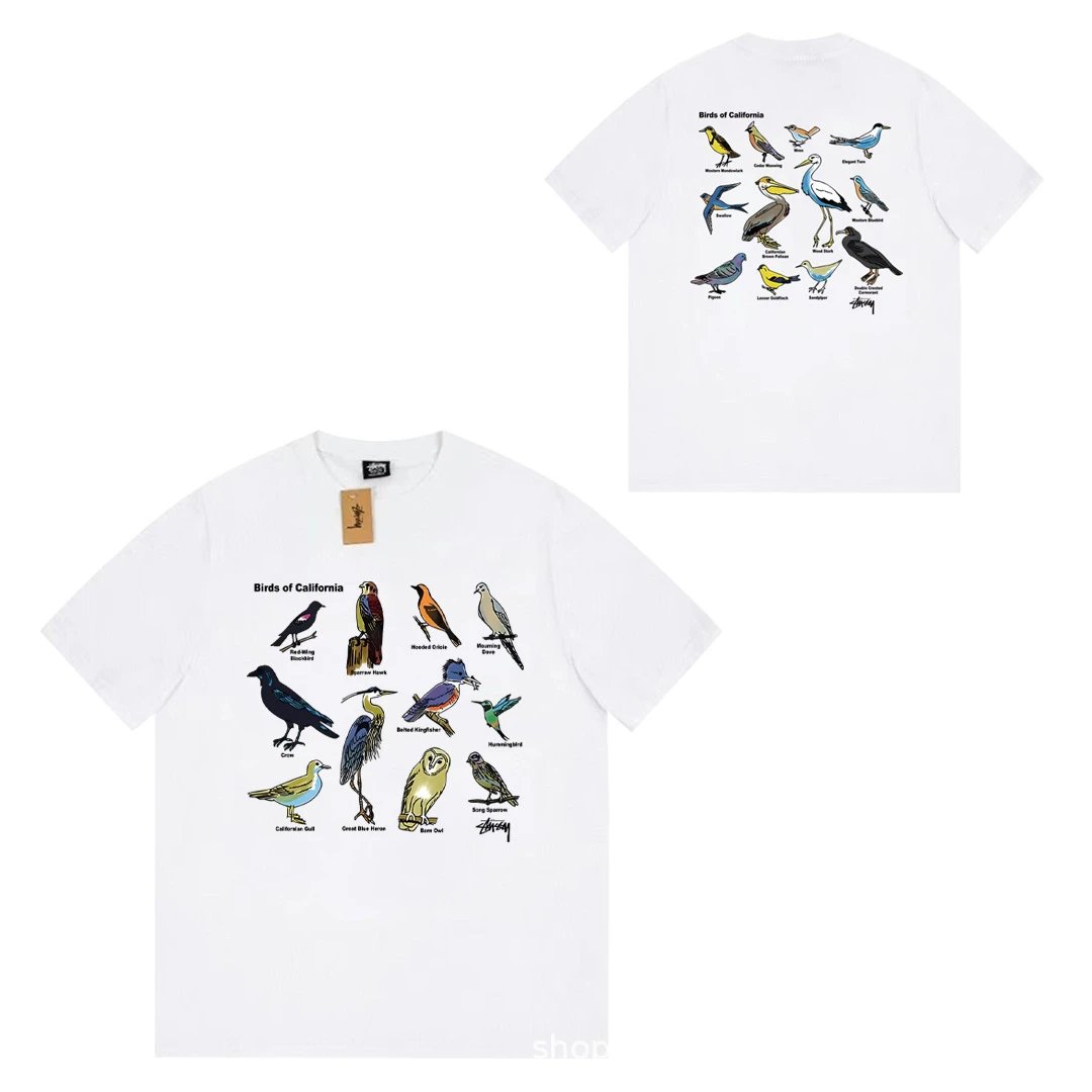 Stüssy T-Shirts Short-Sleeve Logo Graphic T-Shirt — 074 white