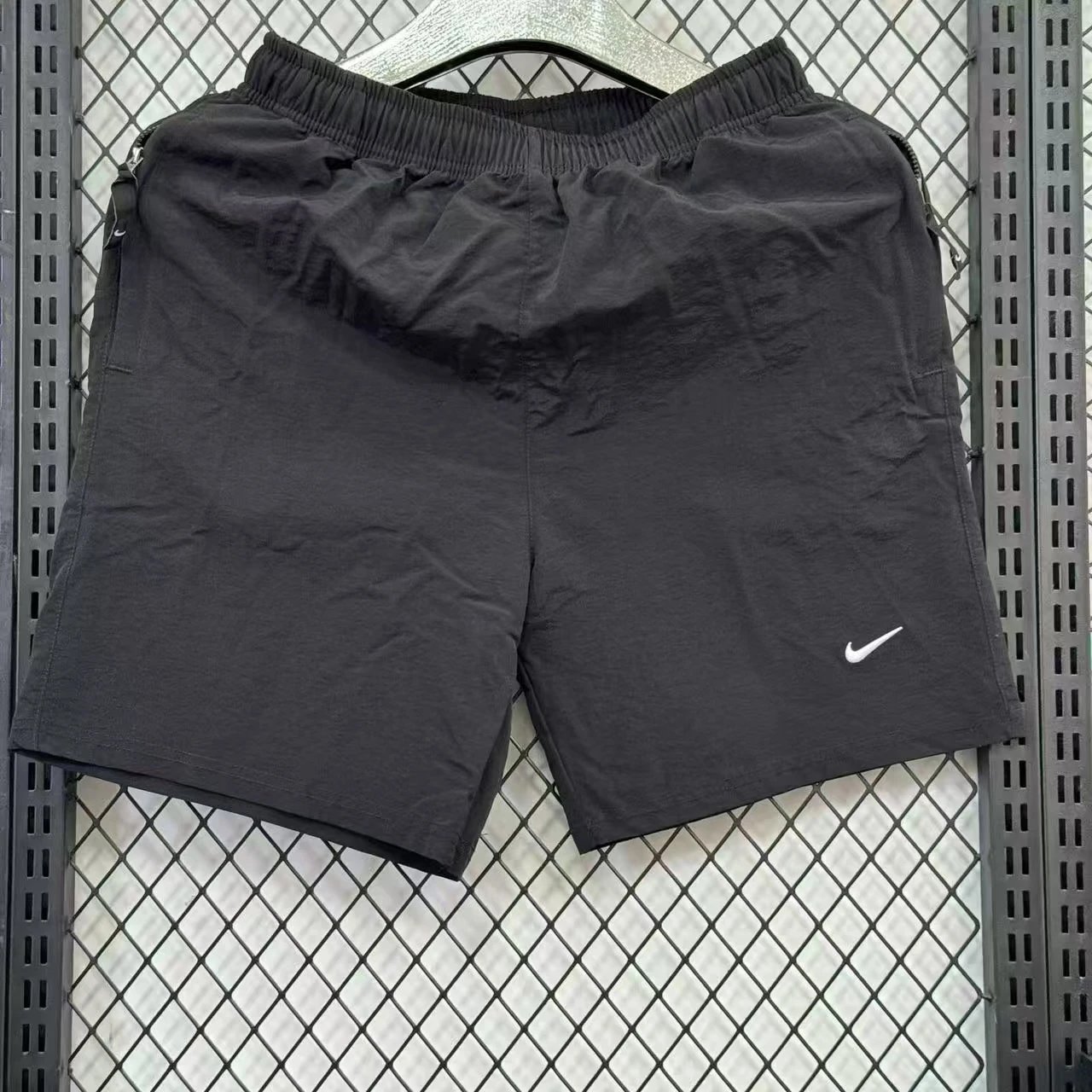 Nike Running Division Geometric Print Black Shorts - 11