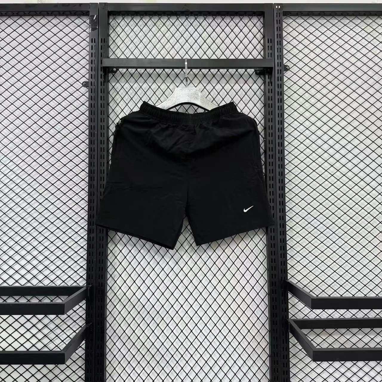 Nike Running Division Geometric Print Black Shorts - 10