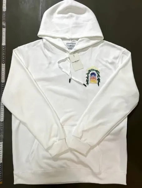 Casablanca Casa Blanca Graphic Hoodie Black - 6
