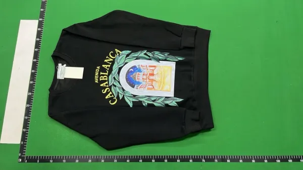 Casablanca Casa Blanca Graphic Hoodie Black - 8