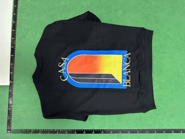 Casablanca Casa Blanca Graphic Hoodie Black - 5