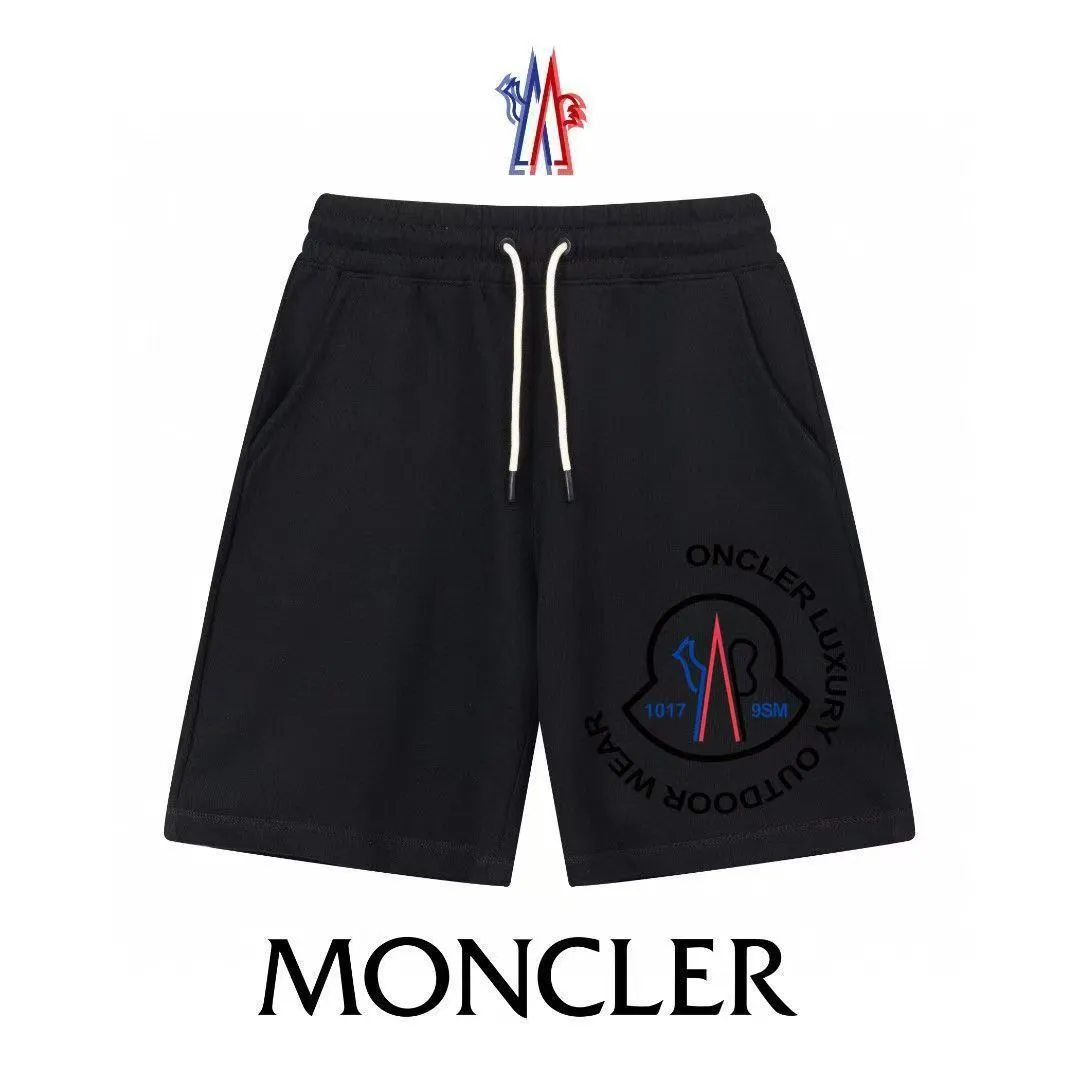 Moncler Circular Arch LogoCotton Sweat Shorts - rep szorty