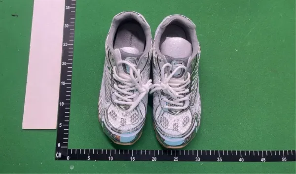Off-White x Asics Gel-Lyte III Pink Croc-Texture Metallic Sneakers - 8
