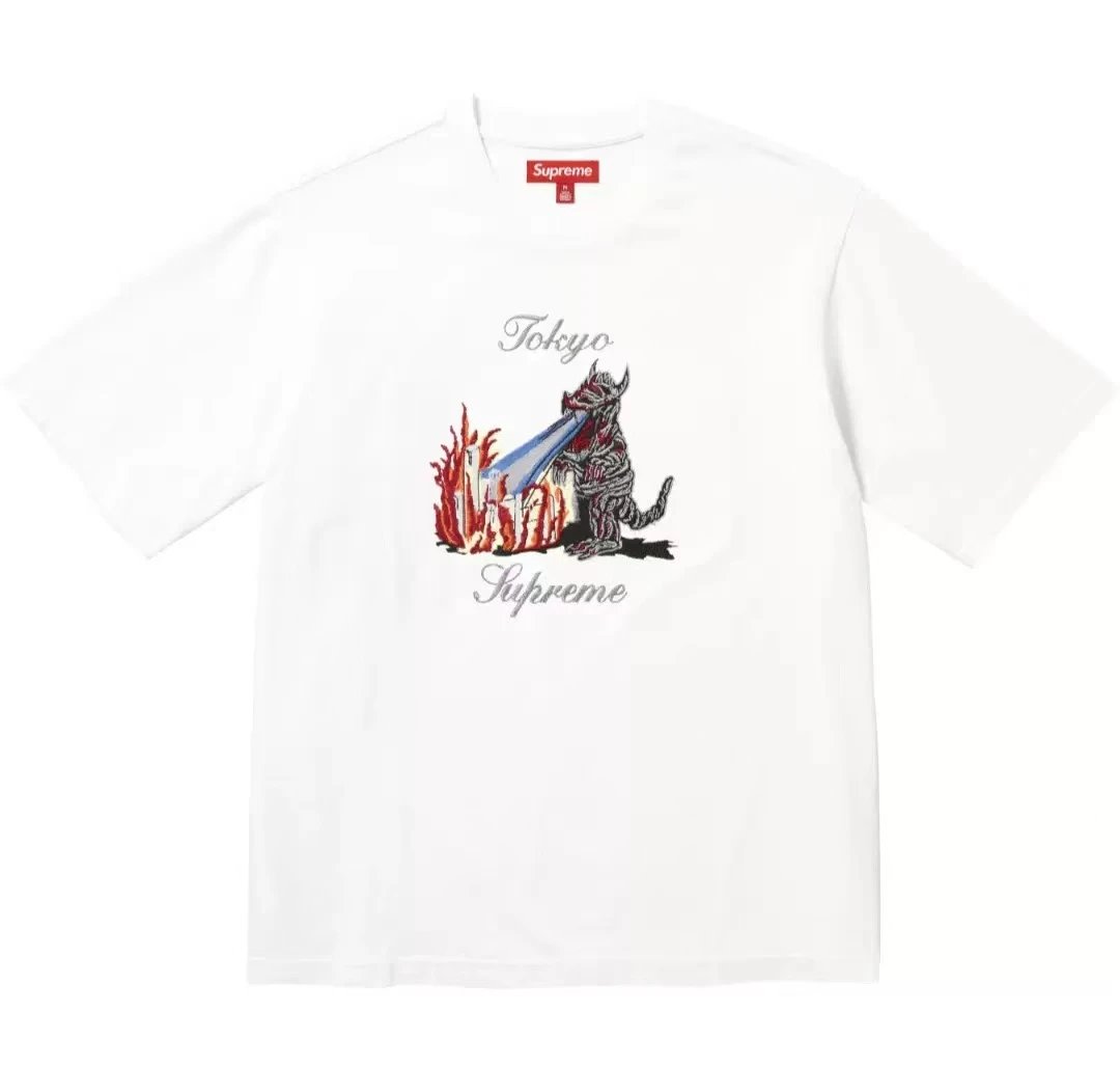 Embroidered White