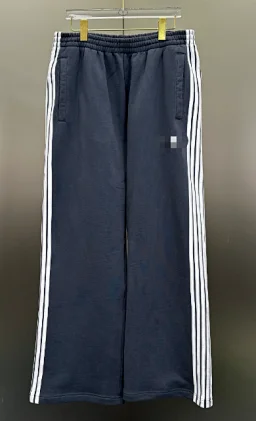 thumbnail for B embroidered wide-legged pants