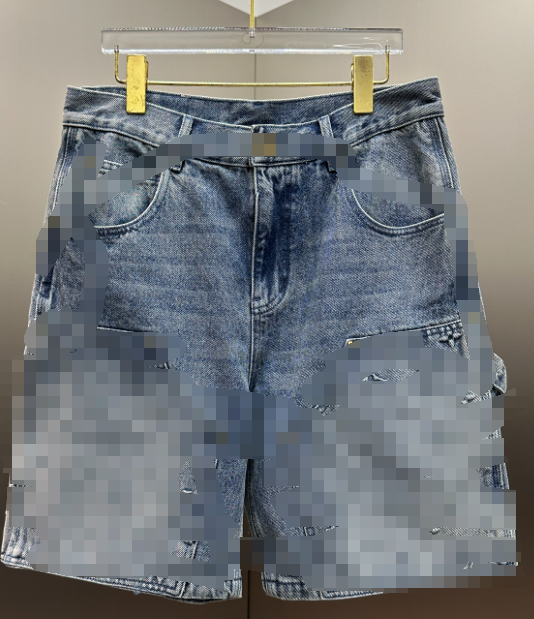 LV denim shorts