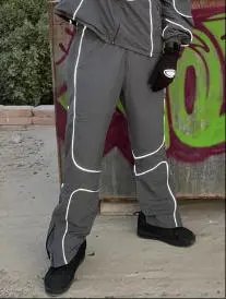 gray pants