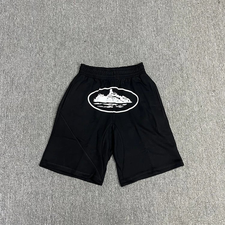 Black and white shorts
