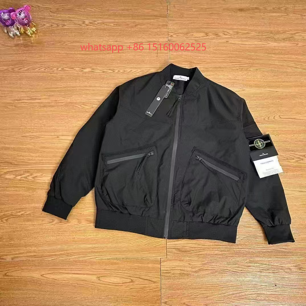 Stone Island Shadow Project Bomber Jacket Black Outerwear