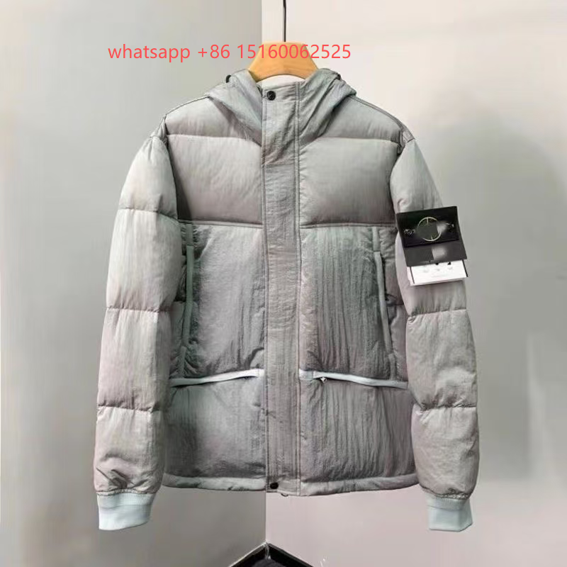 Stone Island Shadow Project Down Jacket Gray Outerwear