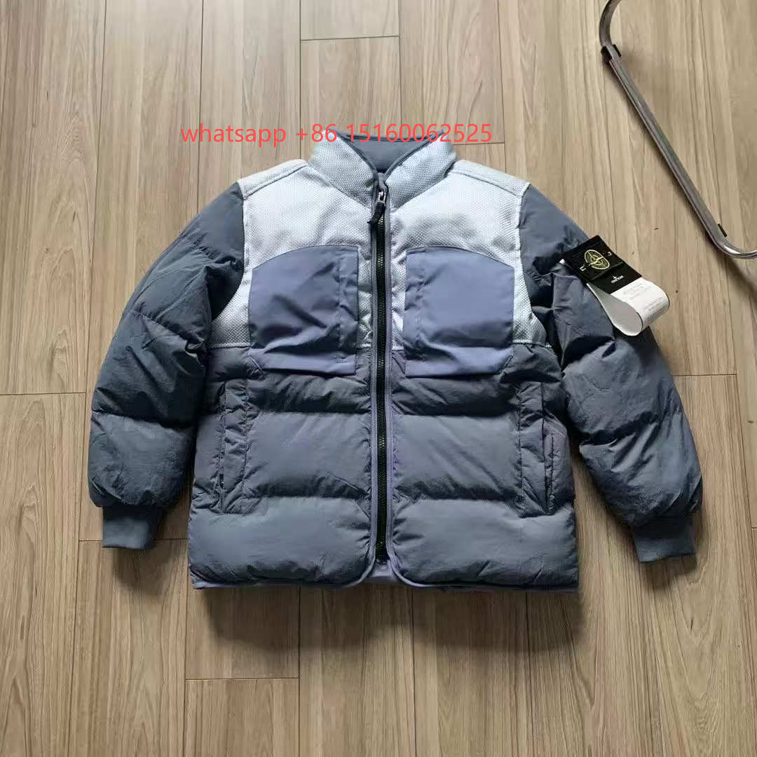Stone Island Shadow Project Down Jacket Gray Multicolor