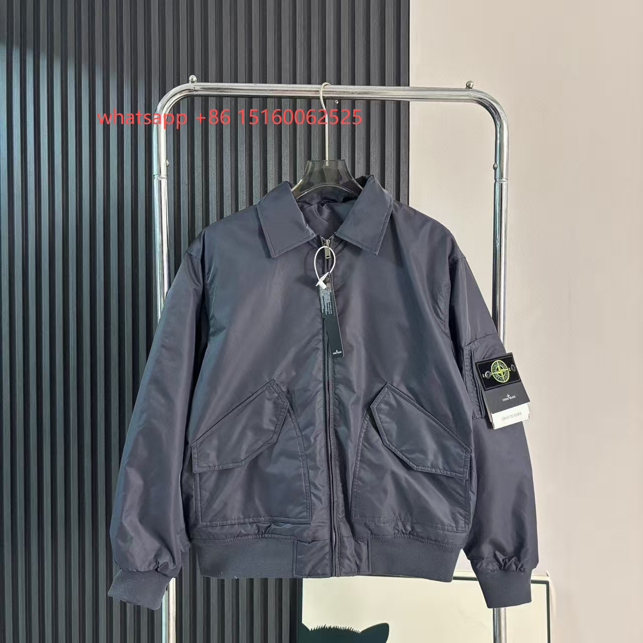 Stone Island Shadow Project Down Jacket Dark Gray Outerwear