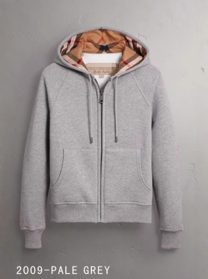 B*u*r* * *r*r*y Zipper Hooded Sweatshirt