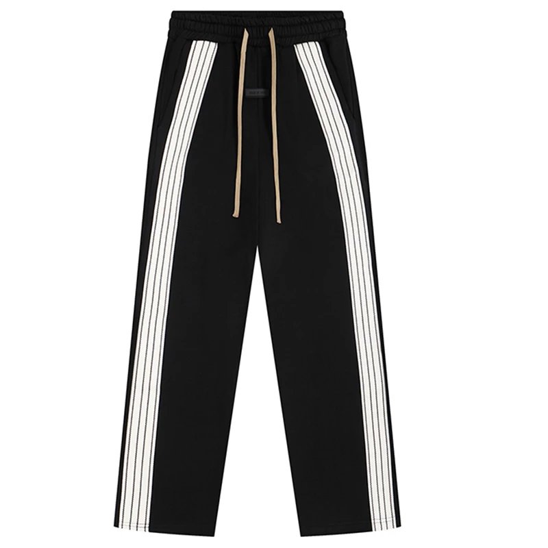 Velvet striped black