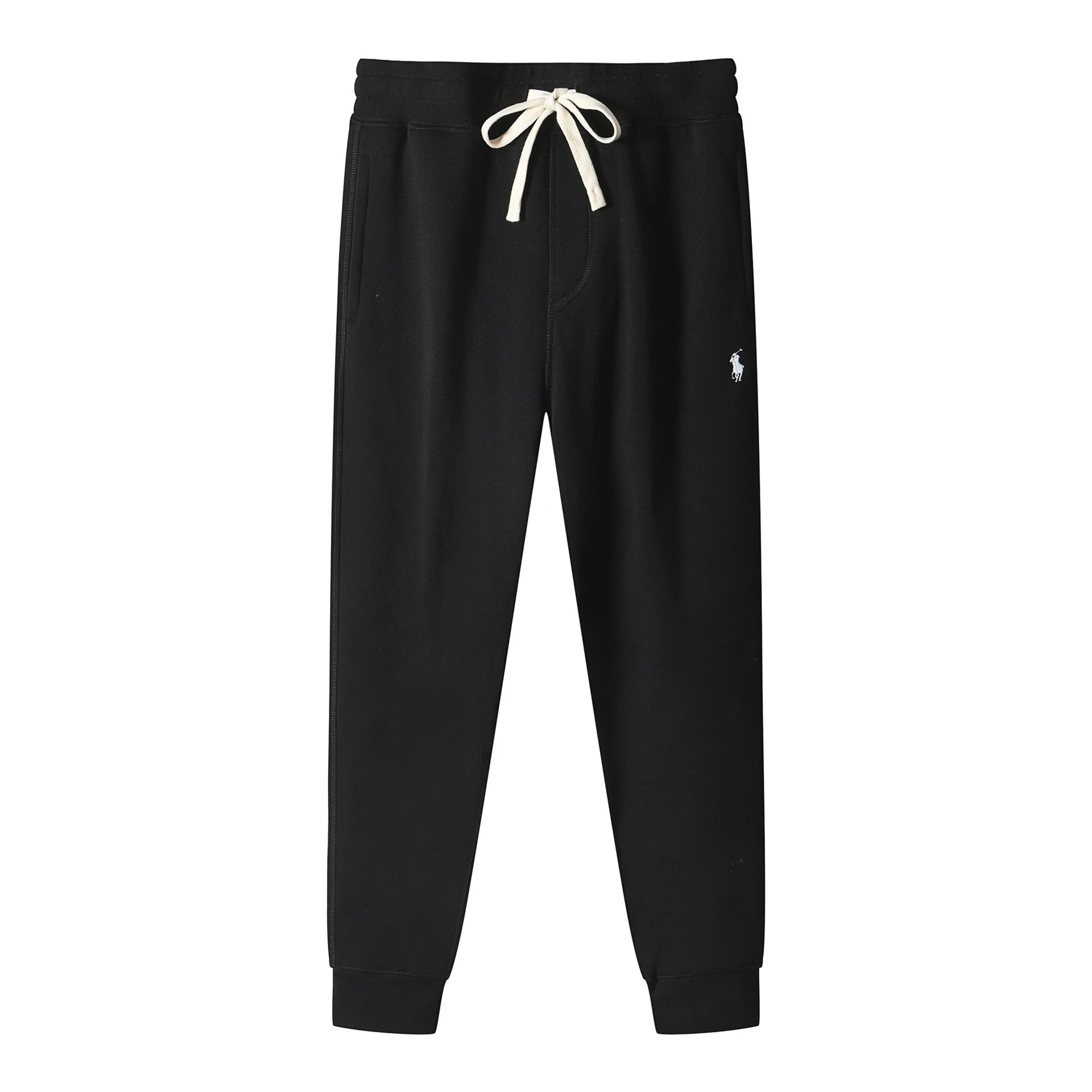 Pants black with white