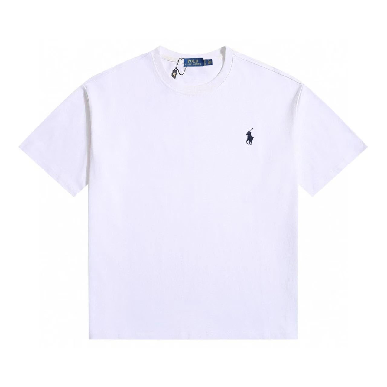 White - Royal Blue Tag