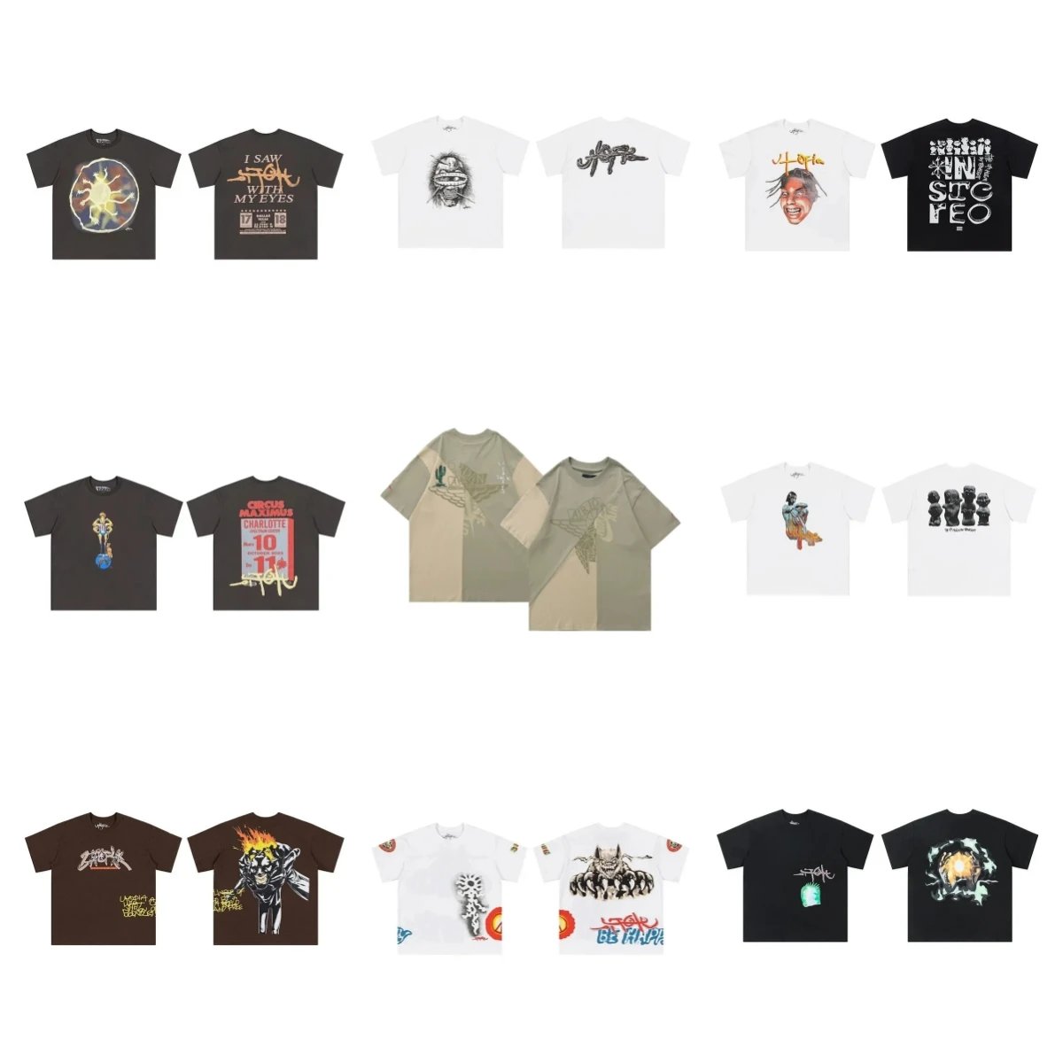 Letter Print Couple T-Shirt