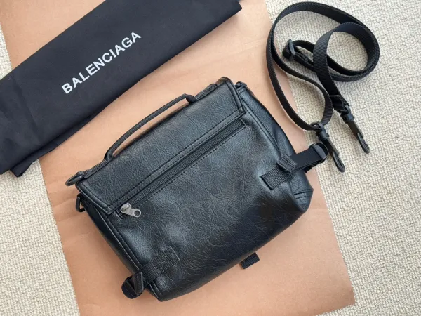 Balenciaga Explorer Camera Bag Black Crossbody Bag - 5