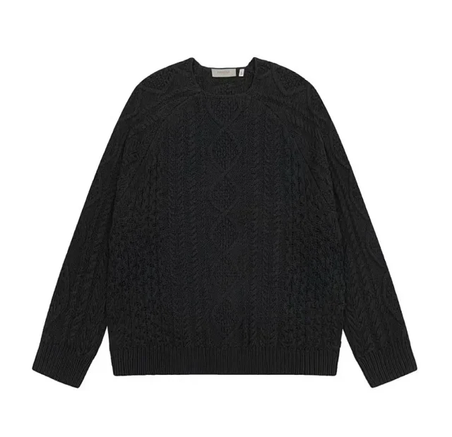 Burberry Knitwear Cable-Knit Crewneck Sweater product detail image 2