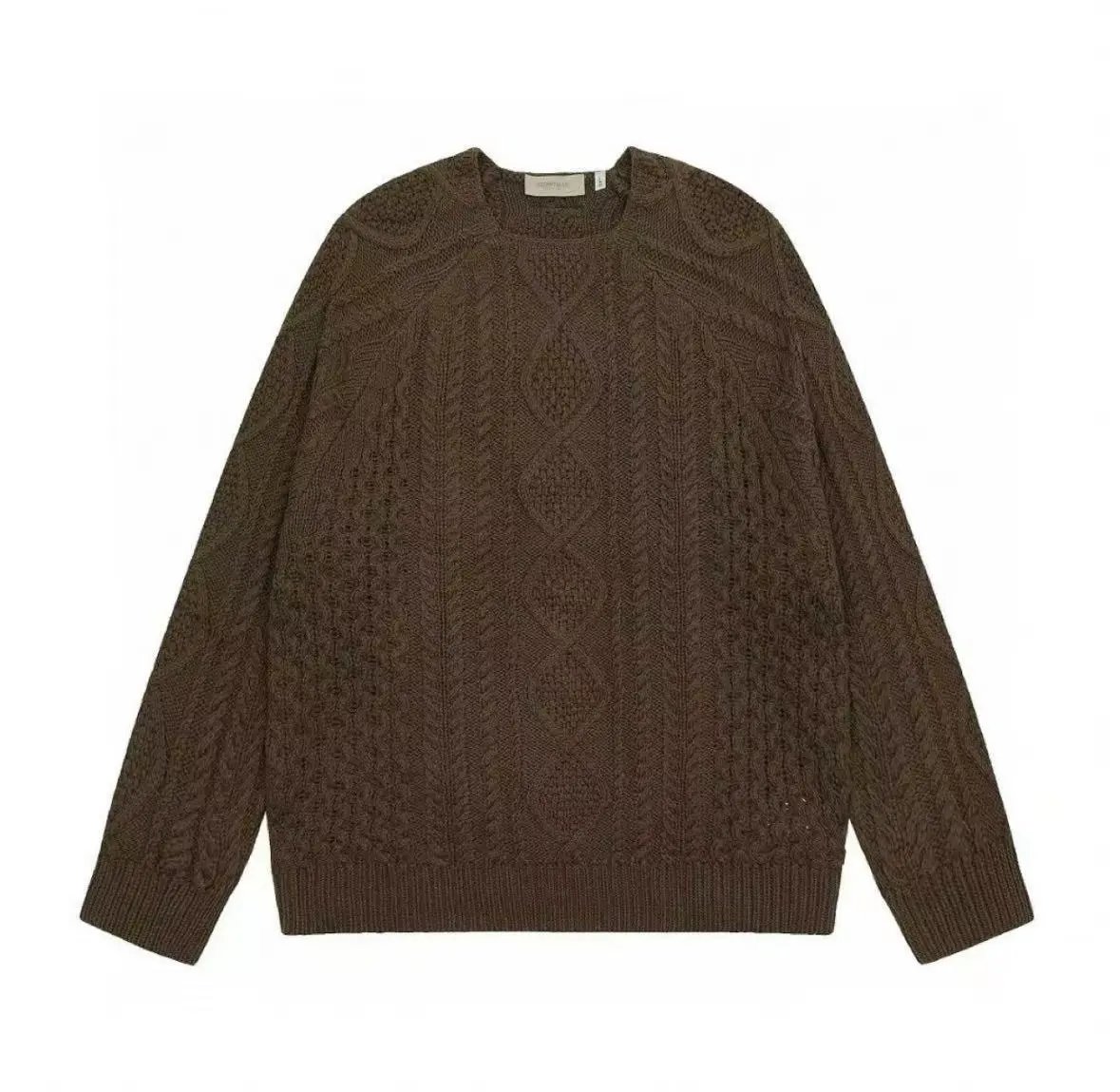 Burberry Knitwear Cable-Knit Crewneck Sweater image 3