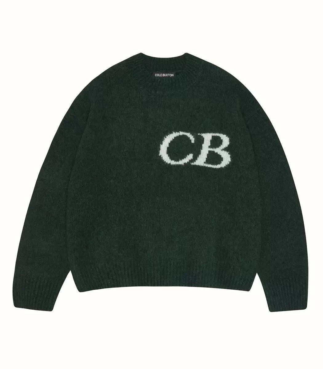Burberry Knitwear Cable-Knit Crewneck Sweater — CB Green